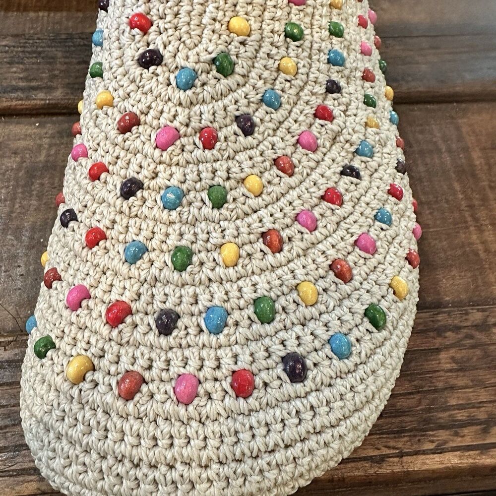 NEW THE SAK Bolinas Beaded Crochet Clogs Size 8 Multi Slip On Casual Shoes - Picture 6 of 7